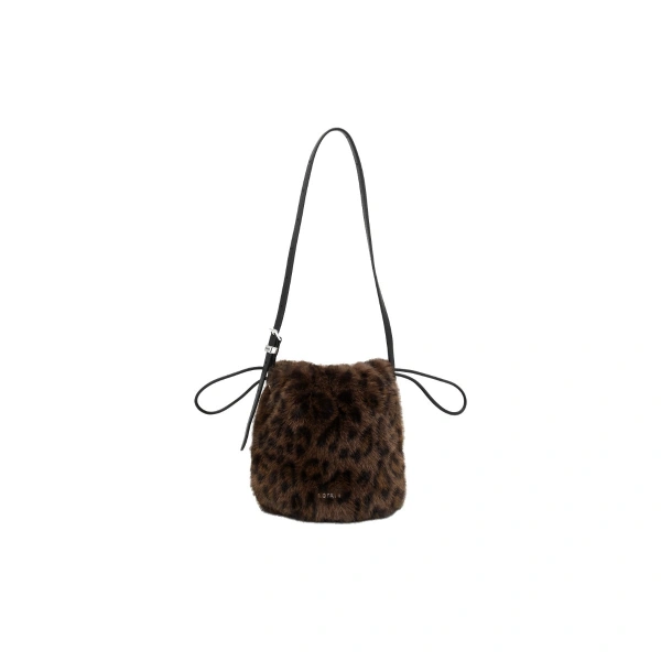 The Bon Bon Bag Leo Faux Fur
