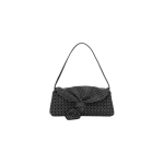ROTATE Birger Christensen The Drape Bag Black Rhinestone | Shoulder & Crossbody Bags | Coveti