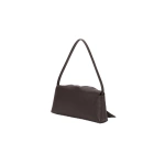 ROTATE Birger Christensen The Drape Bag Brown Leather | Shoulder & Crossbody Bags | Coveti