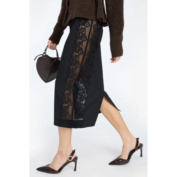 ROTATE Birger Christensen The Heart Bag Brown Leather | Shoulder & Crossbody Bags | Coveti