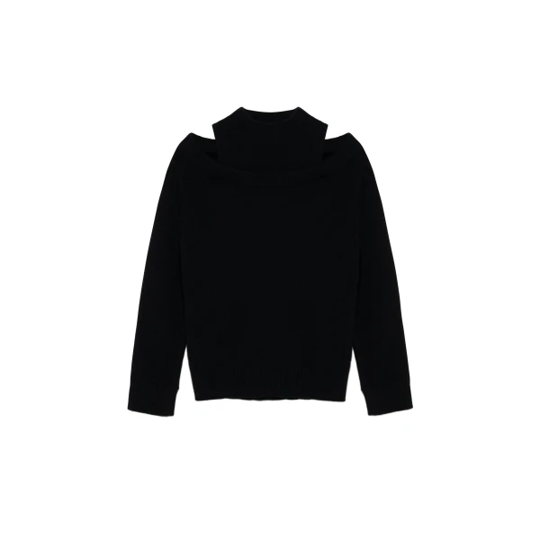 SIMKHAI Alessa Cashmere Sweater in Black