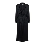 SIMKHAI Alvida Belted Coat in Black