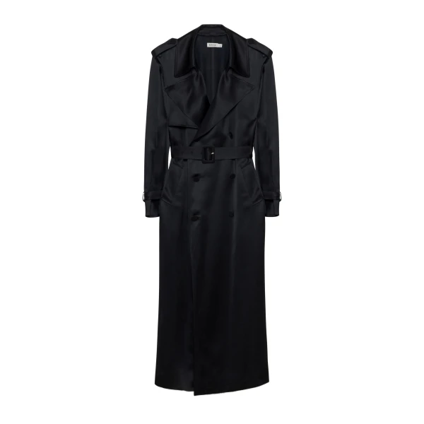SIMKHAI Alvida Belted Coat in Black