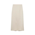 SIMKHAI Anais Midi Skirt in Sand Dollar