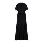 SIMKHAI Annibelis Satin Gown in Black