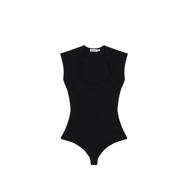 SIMKHAI Barbara Bodysuit in Black