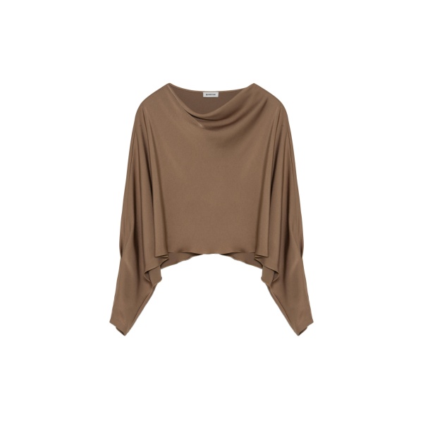 SIMKHAI Bearitz Satin Top in Birch