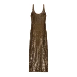 SIMKHAI Bex Embellished Maxi Dress in Ochre