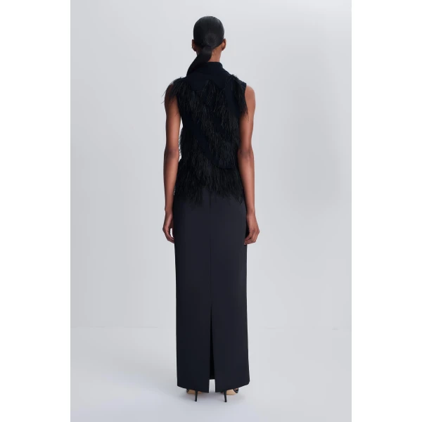 Cate Midi Skirt in Black - Image 5