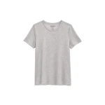 SIMKHAI Crewneck T-Shirt in Heather Grey