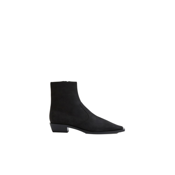 SIMKHAI Crissy Leather Ankle Boot in Black
