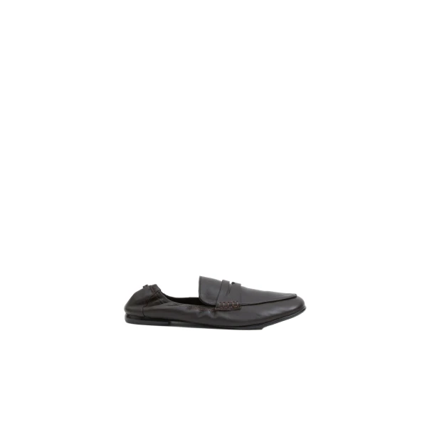 Danna Leather Loafer in Cacao
