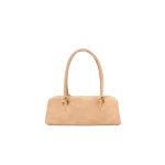 SIMKHAI Devon Suede Shoulder Bag in Light Camel