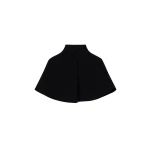 SIMKHAI Ellignton Compact Knit Cape in Black