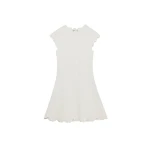 SIMKHAI Evalynn Wavy Knit Mini Dress in Ivory