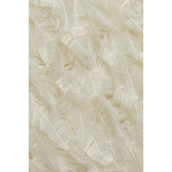 Fei Feathery Satin Top in Ivory - Image 6