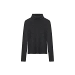 SIMKHAI Fenwick Cashmere Turtleneck in Charcoal Melange