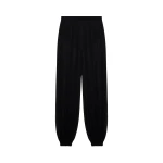 SIMKHAI Flora Sheer Knit Pant in Black
