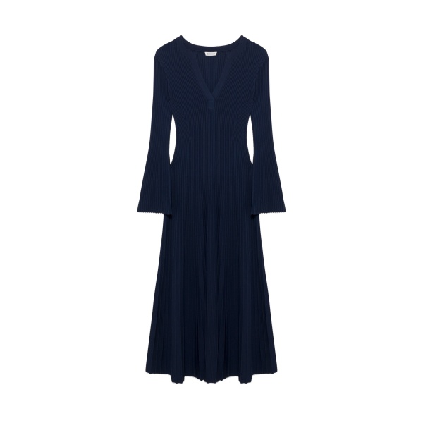 SIMKHAI Genna Knit Midi Dress in Midnight