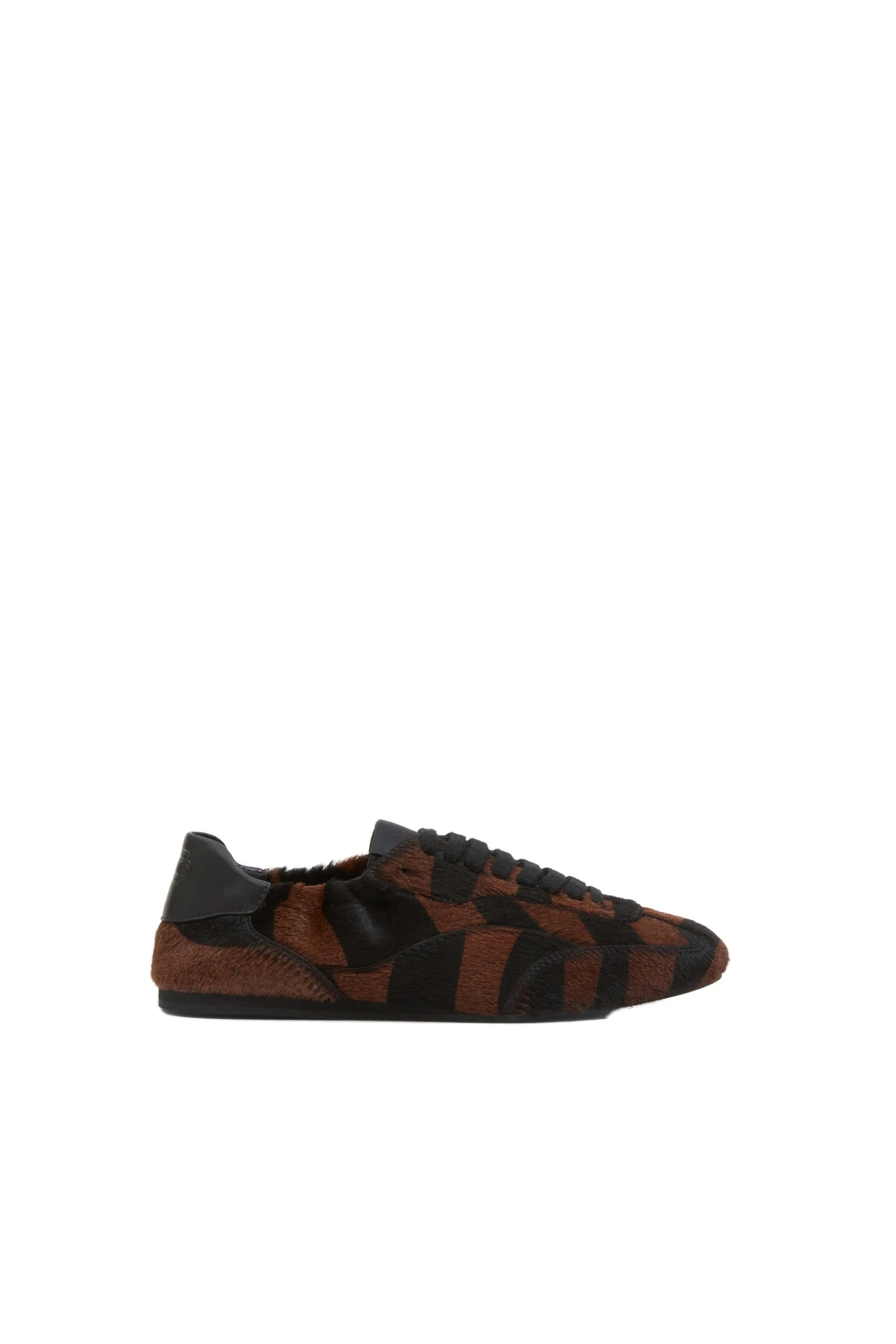 SIMKHAI Georgie Calf Hair Sneaker in Cacao Multi SIMKHAI Georgie Calf Hair Sneaker in Cacao Multi
