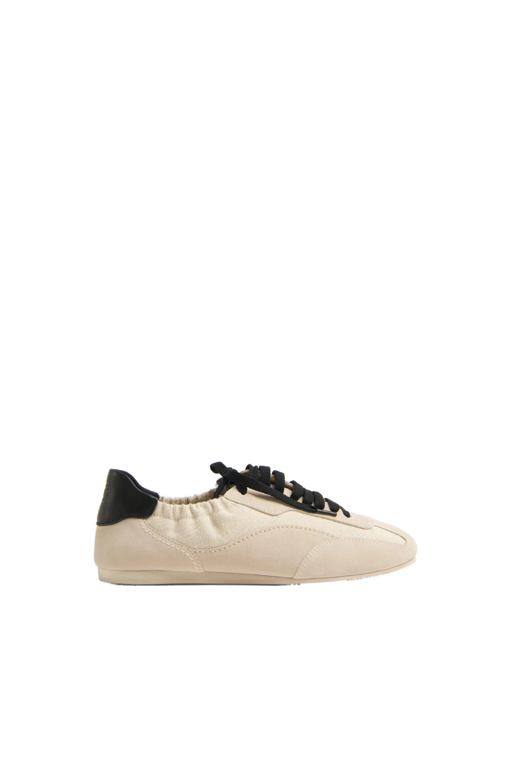 SIMKHAI Georgie Elasticized Canvas Sneaker in Natural SIMKHAI Georgie Elasticized Canvas Sneaker in Natural