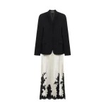 SIMKHAI Hagar Blazer Gown in Black Multi