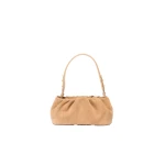 SIMKHAI Harlow Suede Shoulder Bag in Light Camel