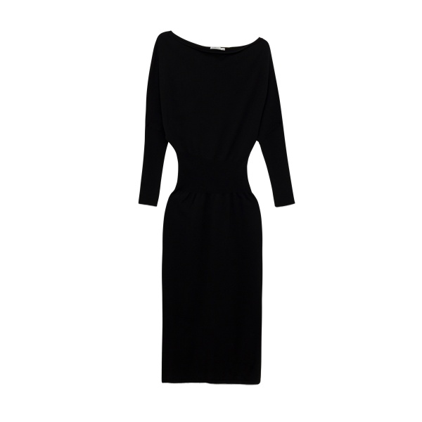 SIMKHAI Janese Knit Dress in Black