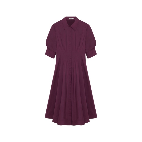 SIMKHAI Jazz Midi Dress in Fig