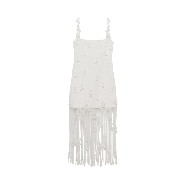 SIMKHAI Juliana Midi Dress in White