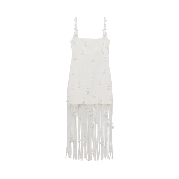 Juliana Midi Dress in White