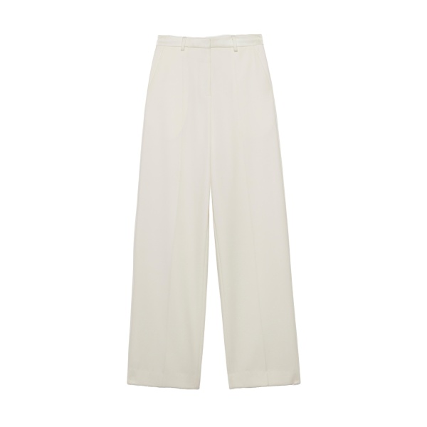 SIMKHAI Kaia Straight Leg Pant in Ivory