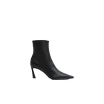 SIMKHAI Katya Stretch Leather Ankle Boot in Black