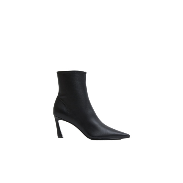 SIMKHAI Katya Stretch Leather Ankle Boot in Black
