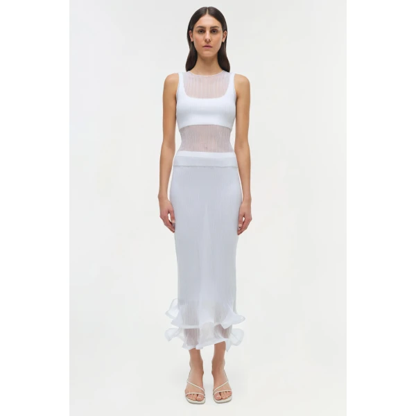 Kelso Skirt in White - Image 6