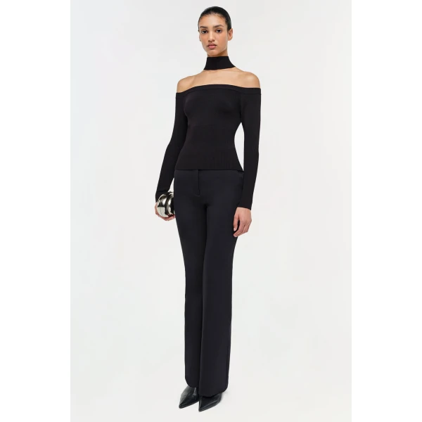 Kenna Twill Trouser in Black - Image 5