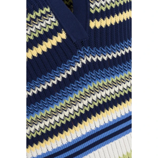 Kerrin Knit Midi Dress in Midnight Multi - Image 5