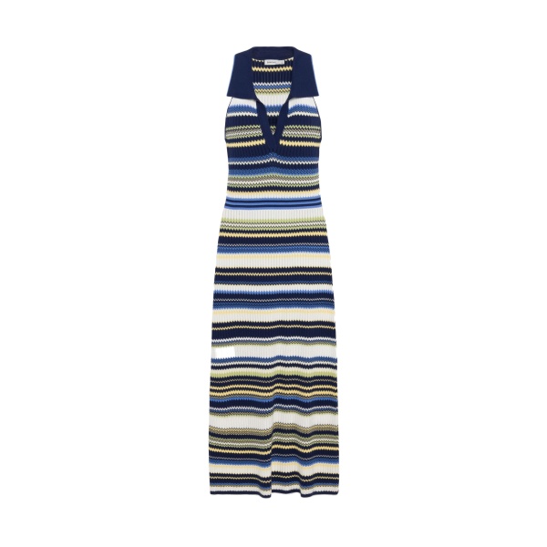 SIMKHAI Kerrin Knit Midi Dress in Midnight Multi