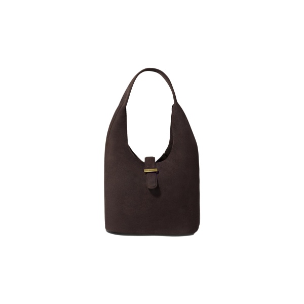 SIMKHAI Khai Suede Bag in Cacao