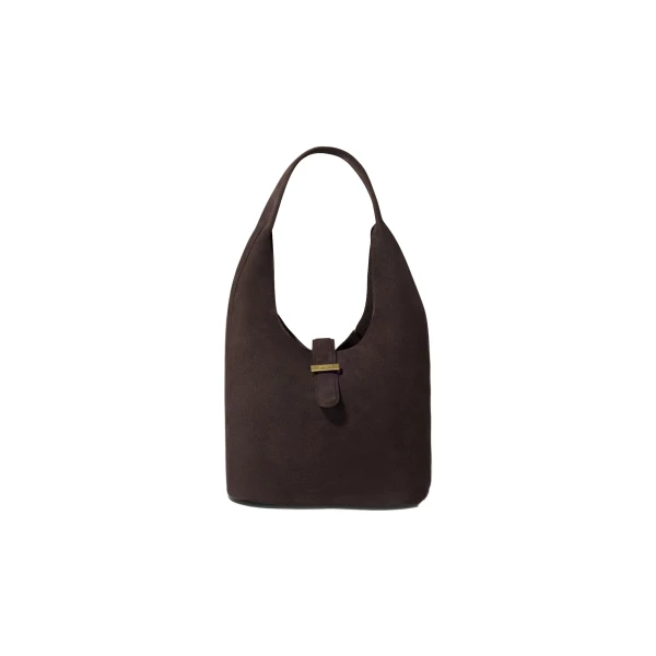 SIMKHAI Khai Suede Bag in Cacao