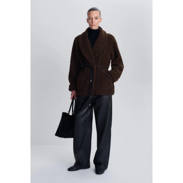 SIMKHAI Kimia Jacket in Raven