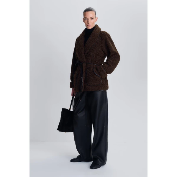 SIMKHAI Kimia Jacket in Raven