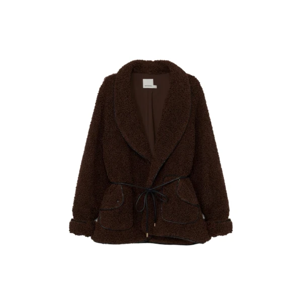 SIMKHAI Kimia Jacket in Raven | Jackets | Coveti