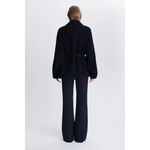 SIMKHAI Kimia Tie Waist Jacket in Black