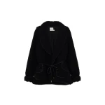 SIMKHAI Kimia Tie Waist Jacket in Black | Jackets | Coveti