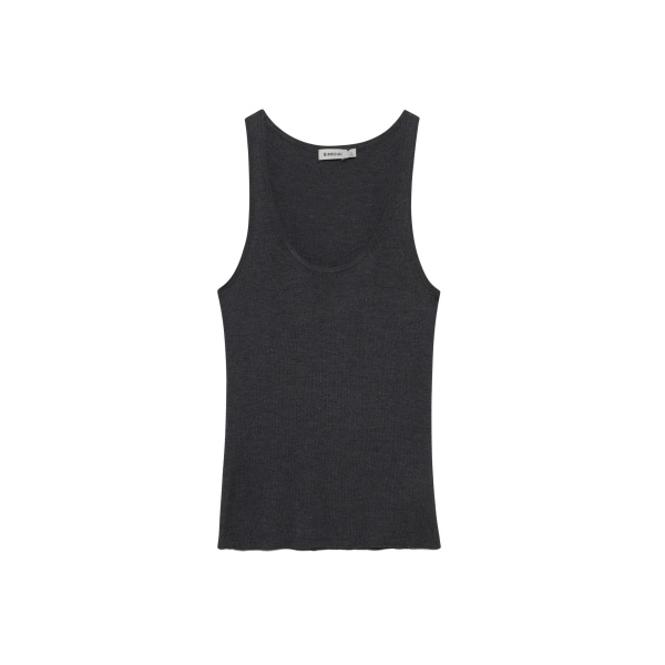 SIMKHAI Kioni Silk Cashmere Tank in Grey