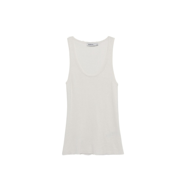 SIMKHAI Kioni Silk Cashmere Tank in White
