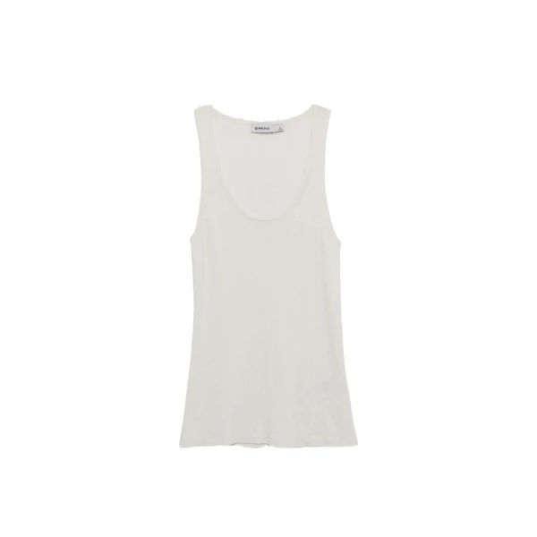 Kioni Silk Cashmere Tank in White