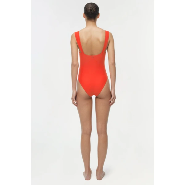 Kyle Bustier One Piece in Lobster - Image 5