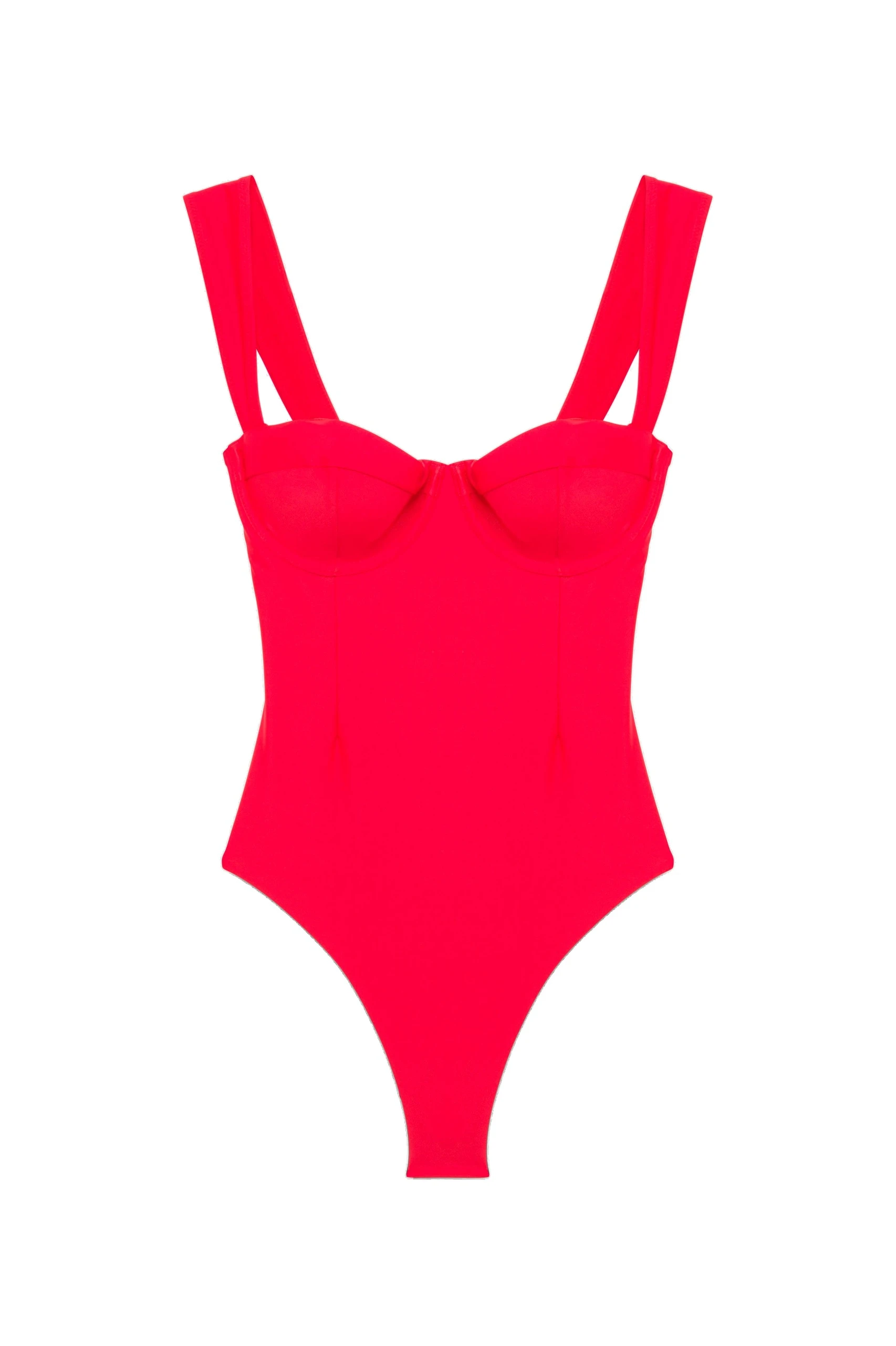 SIMKHAI Kyle One Piece in Fiery Red SIMKHAI Kyle One Piece in Fiery Red